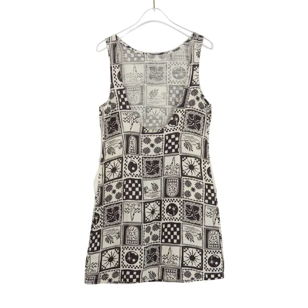 Urban Outfitters Charlotte Linen Mermaid Print Shift Dress XS NWT Nautical Mini - Image 5