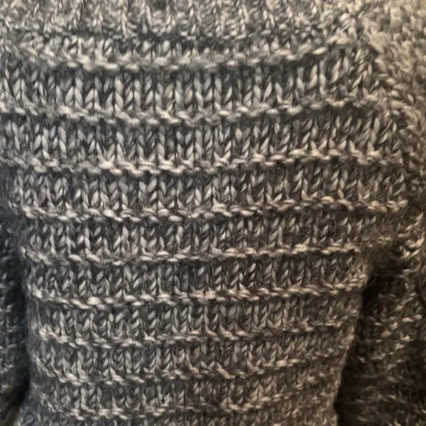 Gap Womens Chunk Knit Sweater Size S Gray Pullover Long Sleeve Angora‎ Fisherman - Image 6