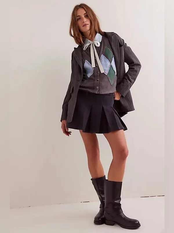 Free people Argyle Craft Vest - Image 4