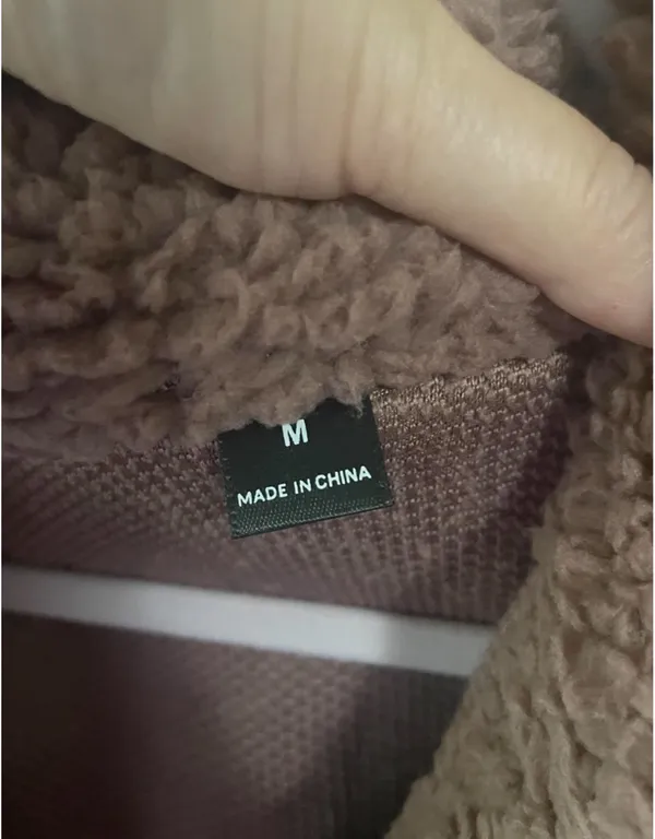 SheIn Dusty rose Sherpa vest - Image 3