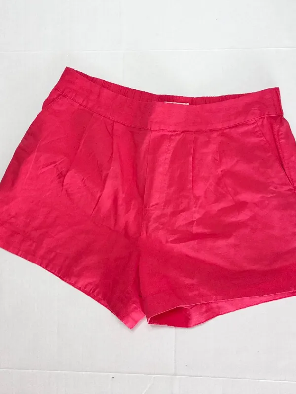 NWT Pact Canopy Linen Organic Cotton Blend Tank Top & Shorts Set - L - Coral Red - Image 2