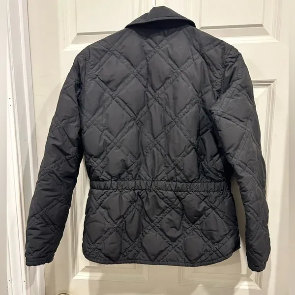 Eddie Bauer Womens Black Diamond‎ Quilted Goose Down Puffer Jacket Size S Small - Image 5