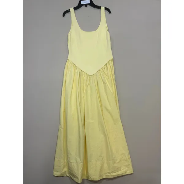 Ronny Kobo Mixed Media yells Midi Dress Medium - Image 4
