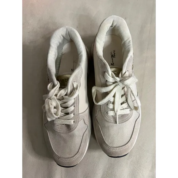 Vintage Havana Glitter Star Sneakers Beige & White Womens Size 8.5 Chic Comfy Sh - Image 5