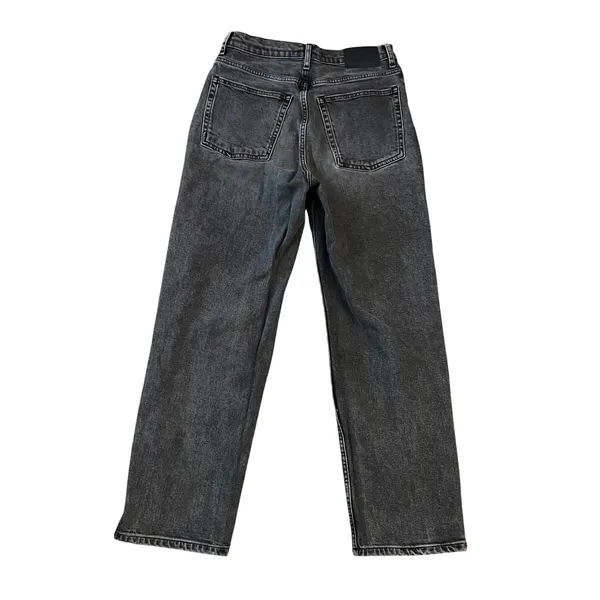 Everlane The Way High Jean Washed Black Organic Cotton Straight Leg Denim 27 - Image 2