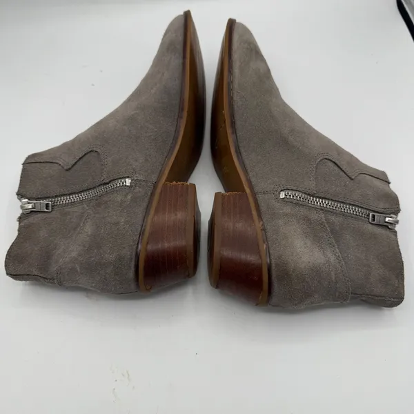 Coach Dani Bootie Western Heather Grey‎ Suede Ankle Boots 7.5B - Image 5