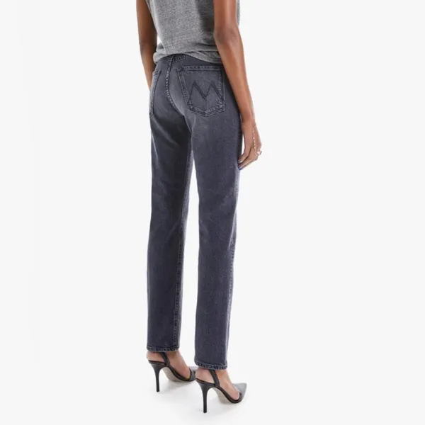 MOTHER High Waisted Hiker Hover Jeans Roadtrip Renegade Black 26 - Image 16