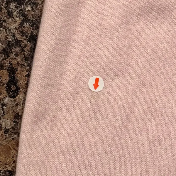 GNW Luxe Sweater Cashmere Wool Minimalist Quiet Luxury Preppy Capsule Pink Small - Image 6