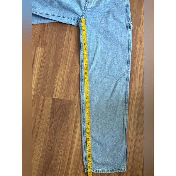 Empyre Tori 90s SK& Carpenter Jeans Light Wash Blue Baggy Skater Size 3 - Image 7
