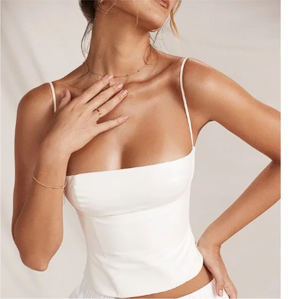 HOUSE OF CB 'Audette'‎ White Structured Corset NWOT size XL - Image 5