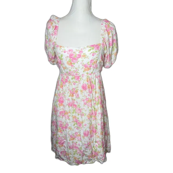 Altar'd State Carissa Floral Babydoll Dress Size Large NWOT - Image 7