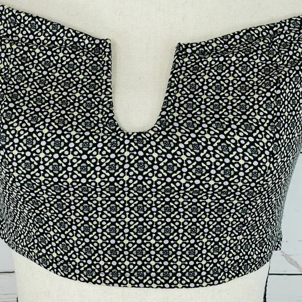 Free People Intimately Brami Lucky Now Medium Crop Top Off-Shoulder Stretch - Image 4