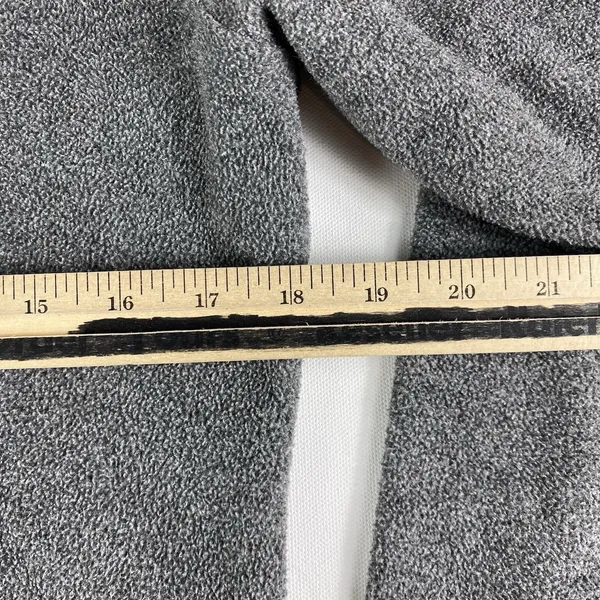Columbia‎ 1/4 Snap Jacket Womens Small Gray T-Snap Fleece Long Sleeve Ladies - Image 8
