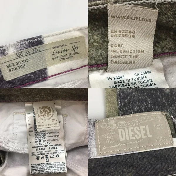 Diesel Livier SP Low Waist Super Slim Jeggings - Image 8