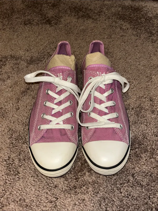 Converse Chuck Taylor all star low top Orchid purple sneakers - Image 5
