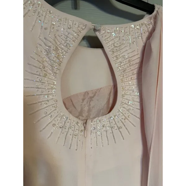 Vintage Liz Claiborne Night Pink‎ Formal Dress Size 10 - Image 5