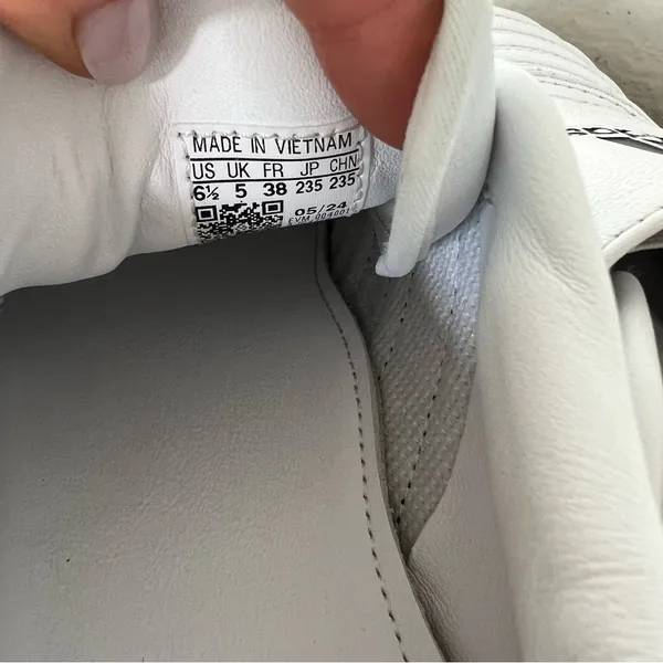 Adidas Taekwondo Sneakers Shoes in White and Black - Image 9