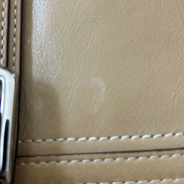 Vintage Coach F11196 Soho Shoulder Bag Tan Leather Buckle Flap Bag Y2K Luxury - Image 9