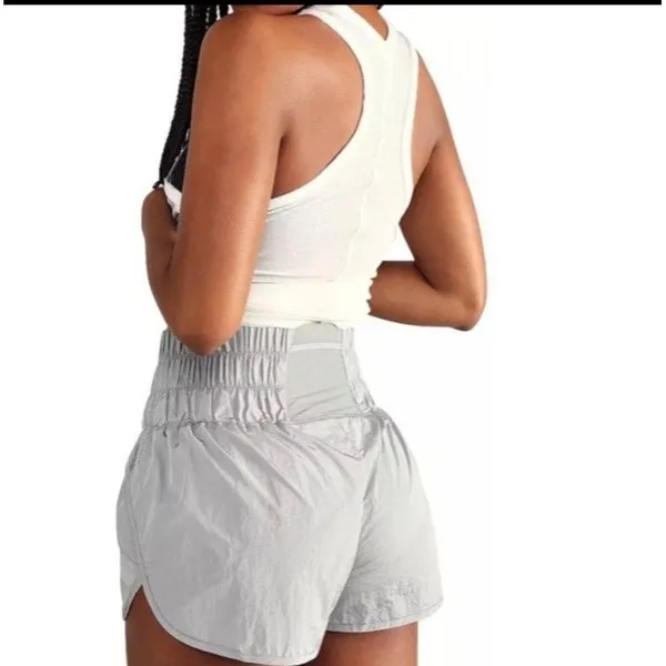 Free People Movement The Way Home Shorts Medium Gray - Image 2