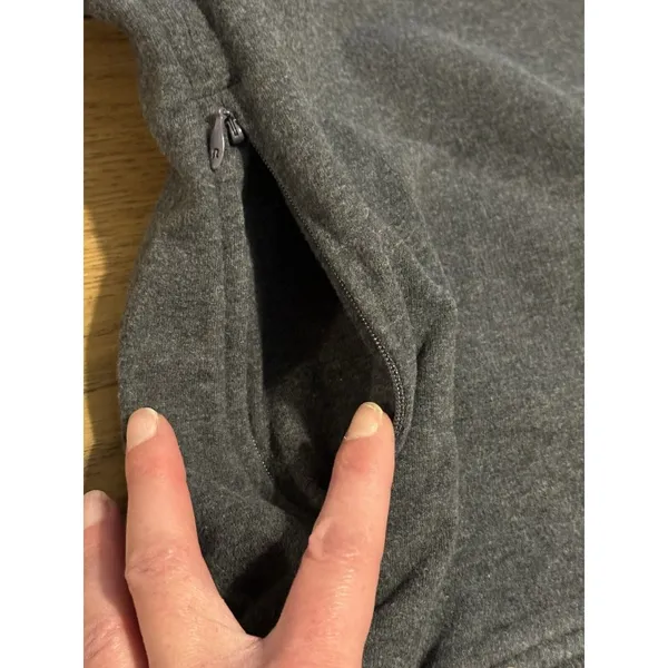 Lululemon Womens Pleated Gray Long Sleeves Turtleneck Blouse Size 6‎ - Image 6