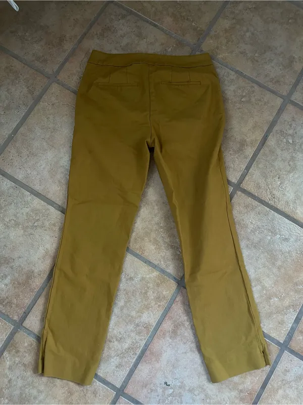 Boden Straight-Leg Pants in Mustard - Image 2
