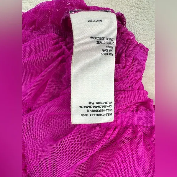 Free People Pink Ruffled Cap Sleeve Crop Blouse - Image 9
