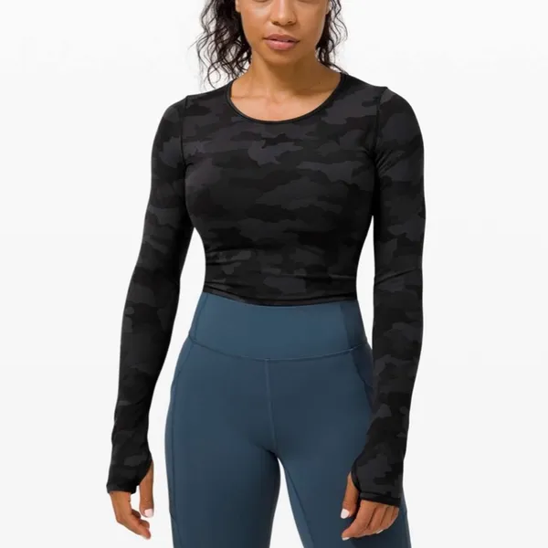 Lululemon Wunder Train Cropped Long Sleeve - Image 7