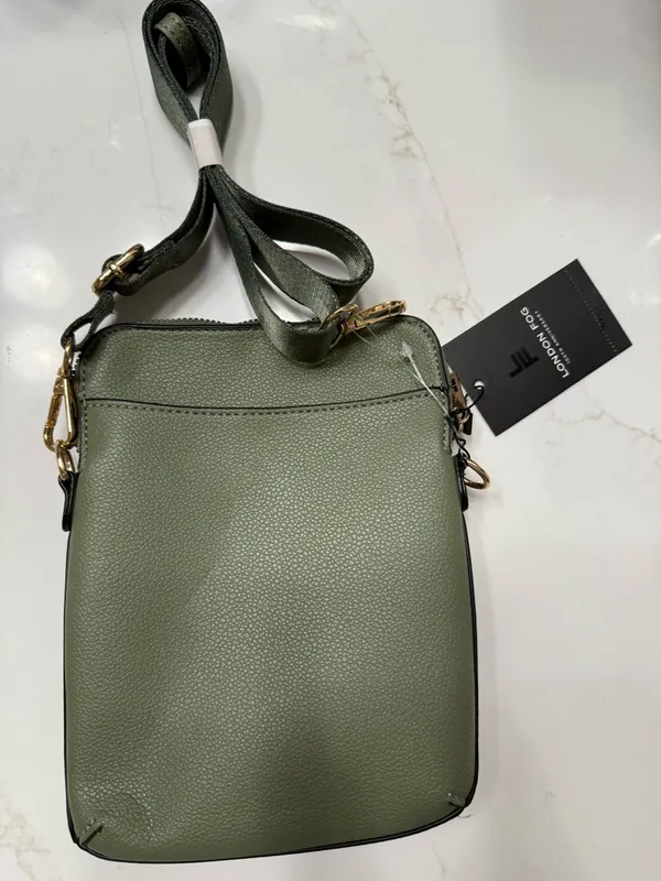London Fog Olive Crossbody Bag - Image 4