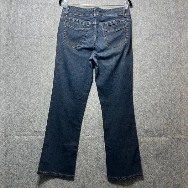 BandalinoBlu Denim Jeans Bootcut‎ Dark Wash Comfort Stretch Women's Size 6 - Image 6