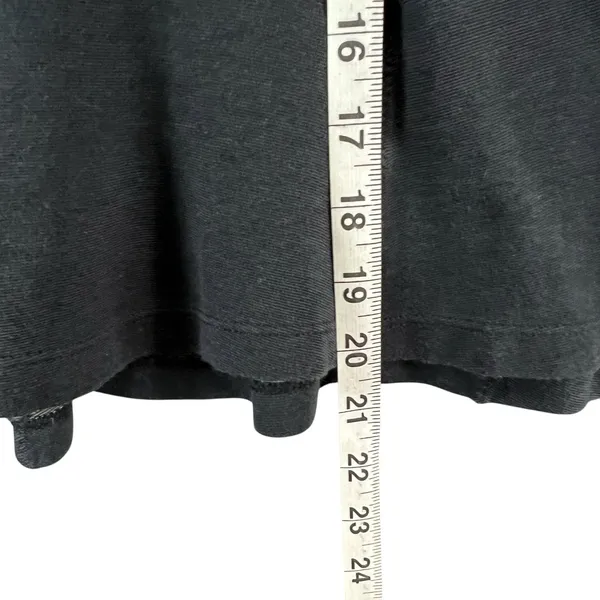Toad & Co A-Line Pull On Skirt Black Tencel Cotton Blend Sustainable Comfort XS‎ - Image 6