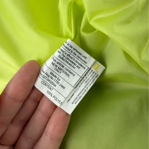Morrow Blue Puffer Ski Jacket with Lime Accents - Image 10