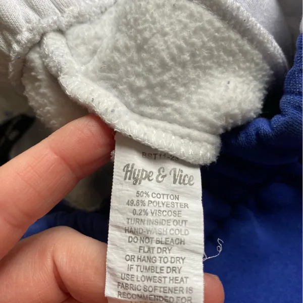 Hype and Vice Pitt Color Block Thick Sweatpants Joggers M - Image 2