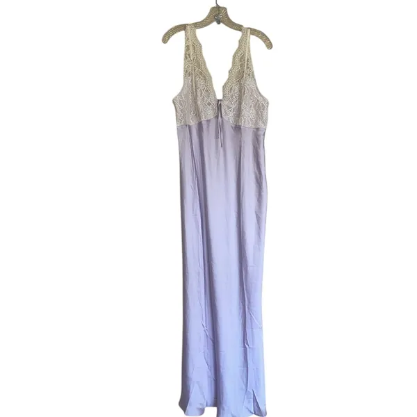 NWOT FREE PEOPLE Country Side Maxi Slip Dress Lilac - Image 7