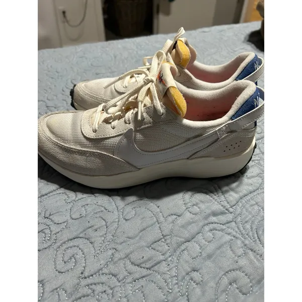 Nike Waffle Debut Vintage Shoes Womens Game Royal DX2931 400 Sneakers - Image 5