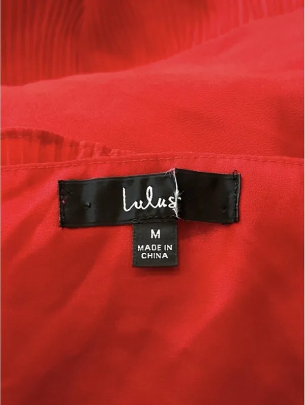 Lulus Women's Red Dress - Image 4