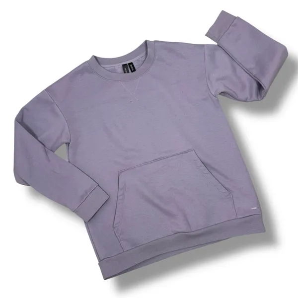 Mondetta Crew‎ Neck Front Pocket Sweatshirt Lavender Purple Medium - Image 12