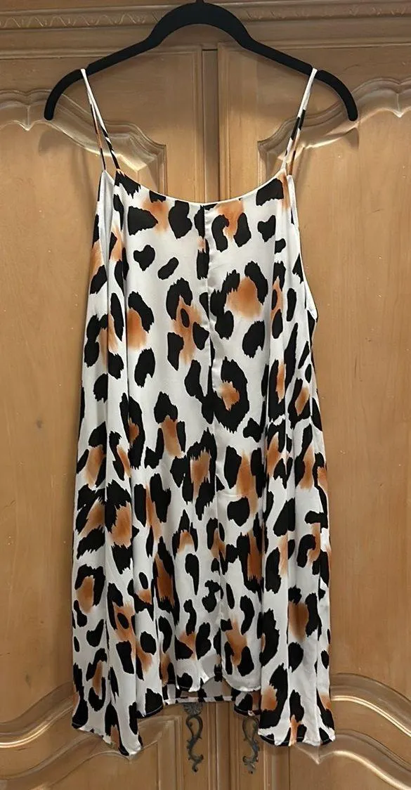 Peach Love Cheetah Print Dress - Image 4