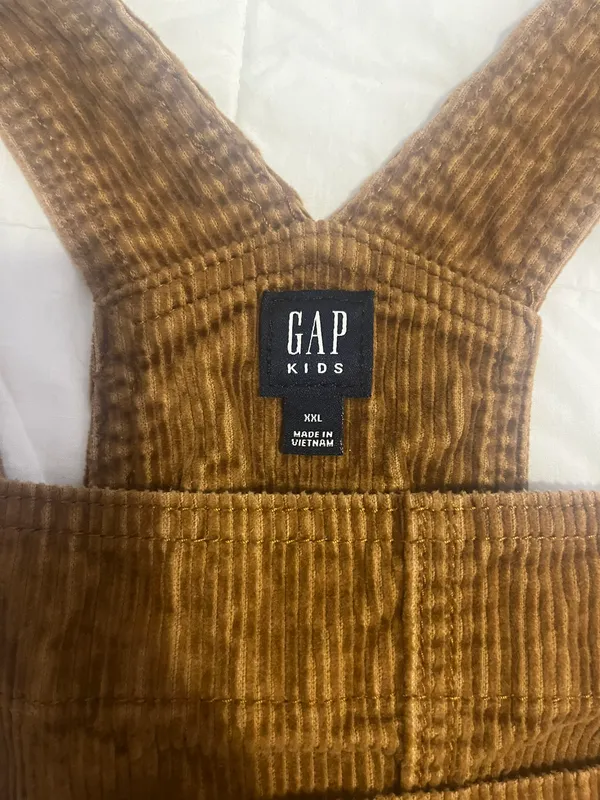 corduroy overall skirt - Image 3