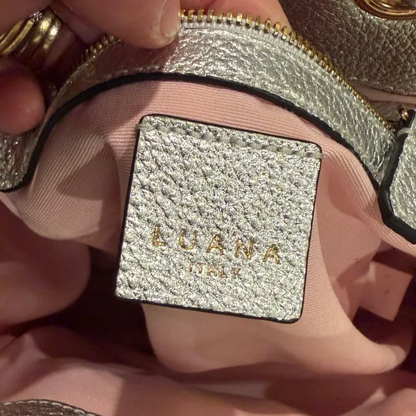 Cute , small metallic bucket purse -made in Italy - Image 16