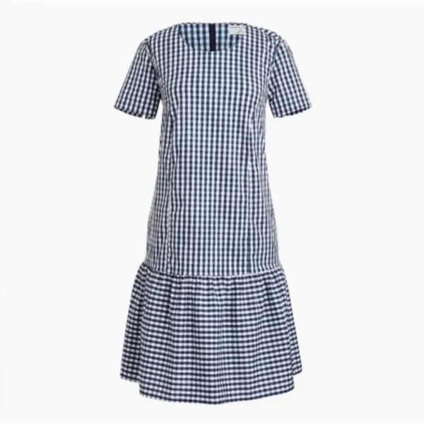 NWT Universal Standard J. Crew gingham dress‎ Sz 8 - Image 4