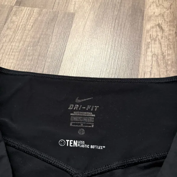 Nike Dri-FIT Black Low Rise Athletic Compression Shorts - Image 4