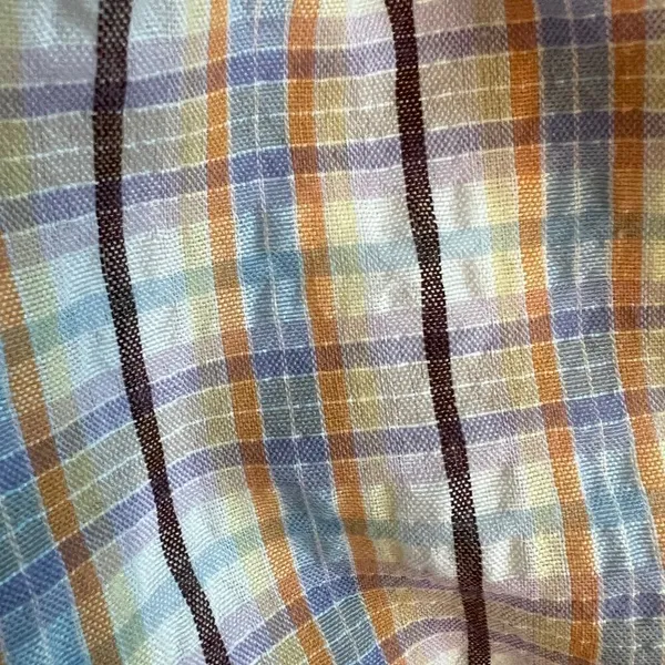 Papermoon Ava 100% cotton plaid chop hem drawstring shorts, gauze liner Size M - Image 9