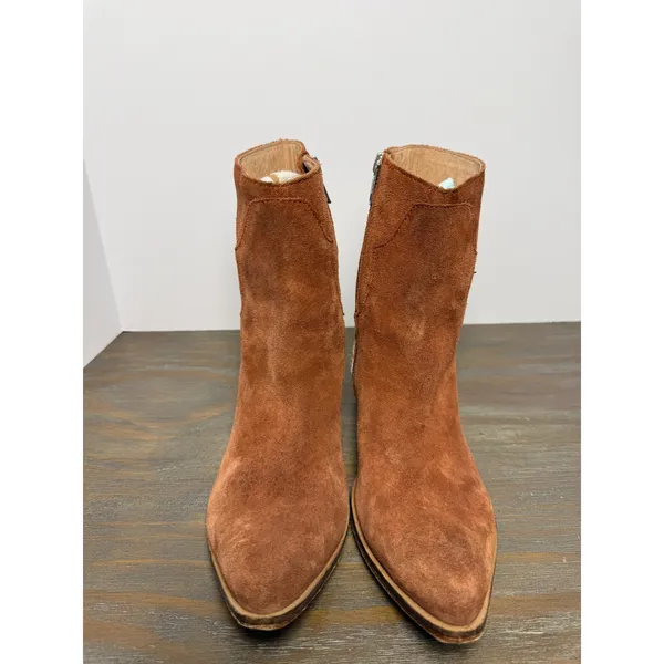 Free People Last Outlaw Calf Hair Ankle Boots Zebra Western 37 / US 6.5‎ Boho - Image 7