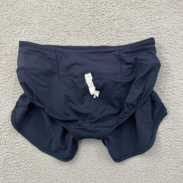 Lululemon Speed Up Shorts Mid Rise 3.5" Navy Blue Athletic Athleisure Women's 8 - Image 4