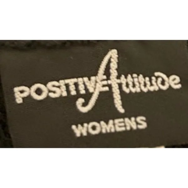 Positive Attitude Women's Black Lace/Mesh Long Sleeve Blouse Tan Tank Size‎ 18 - Image 5