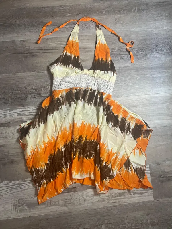 Bali Halter Tie Dye Dress - Image 3