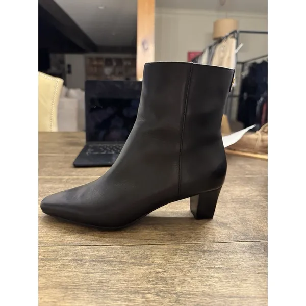 Lauren Ralph Lauren Willa Boots Women's Black Leather Ankle Bootie Size‎ 6 - Image 2