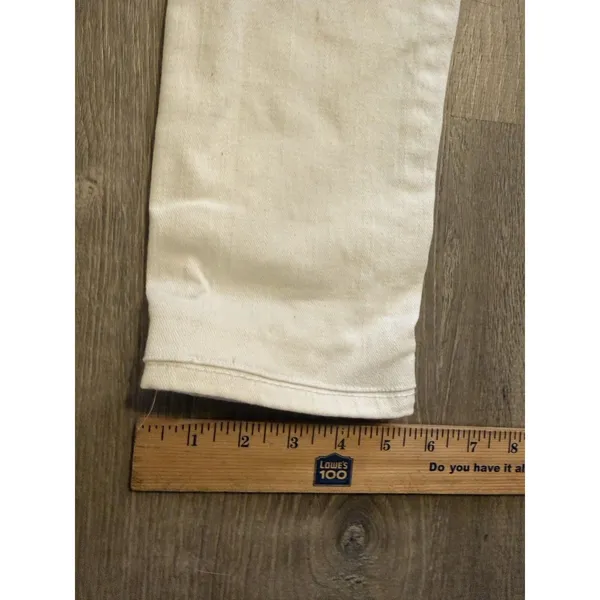 True Religion Women's Jodie White Pants Size 28 Flap‎ Back Pockets - Image 7