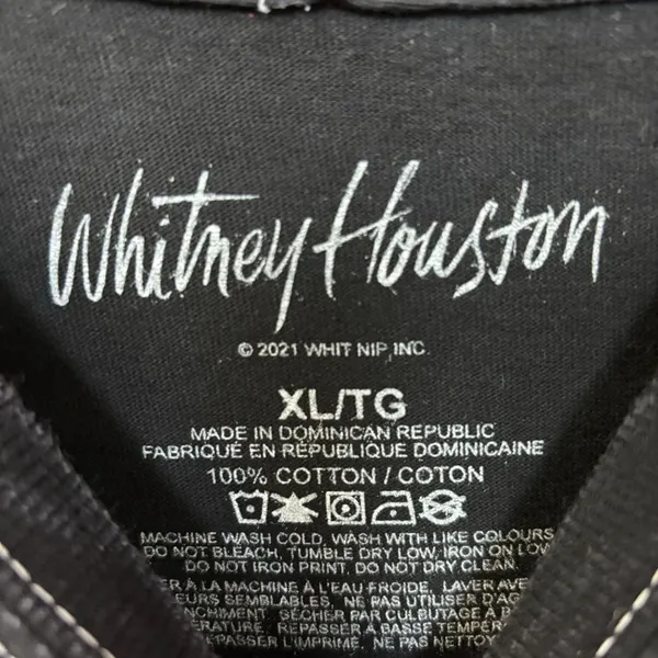 Whitney Houston I Wanna Dance with Somebody Dance Pop Tee XL - Image 4