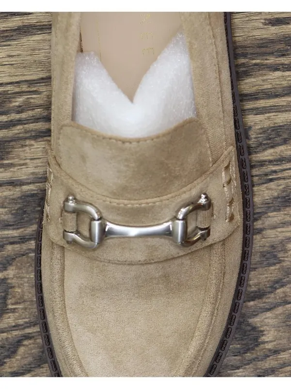 NWT Journee Collection Comfort Foam Jessamey Platform Loafers Taupe Brown 7.5M - Image 9